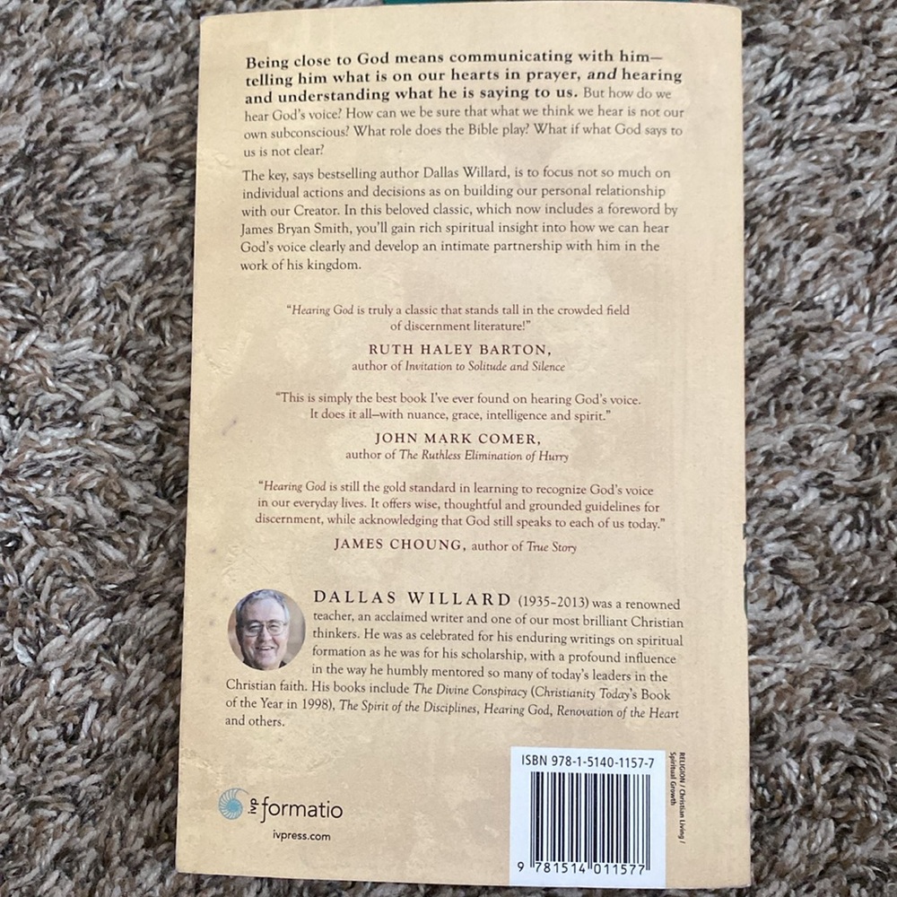 Hearing God Book by Dallas Willard - Picture 2 of 3